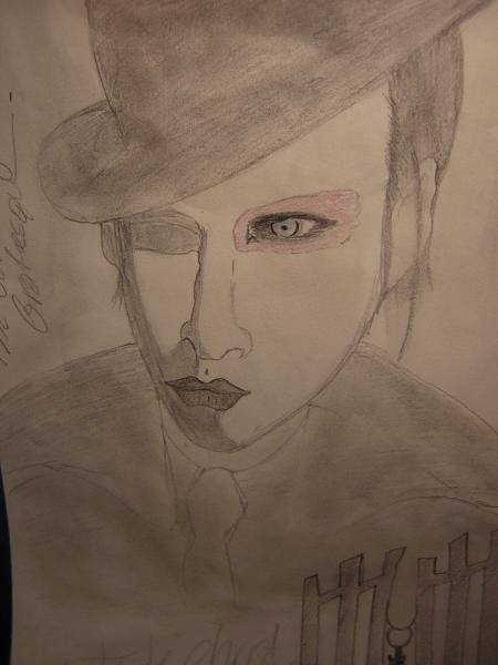 Dessin de Marilyn Manson...