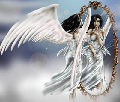 L'ange au mirroir